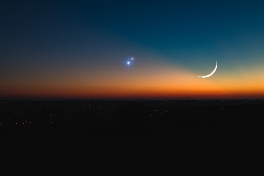 how to see the jupiter and saturn conjunction