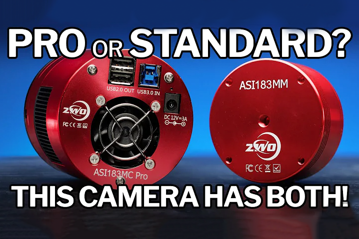 ZWO ASI183 Astrophotography Camera: Pro or Standard?
