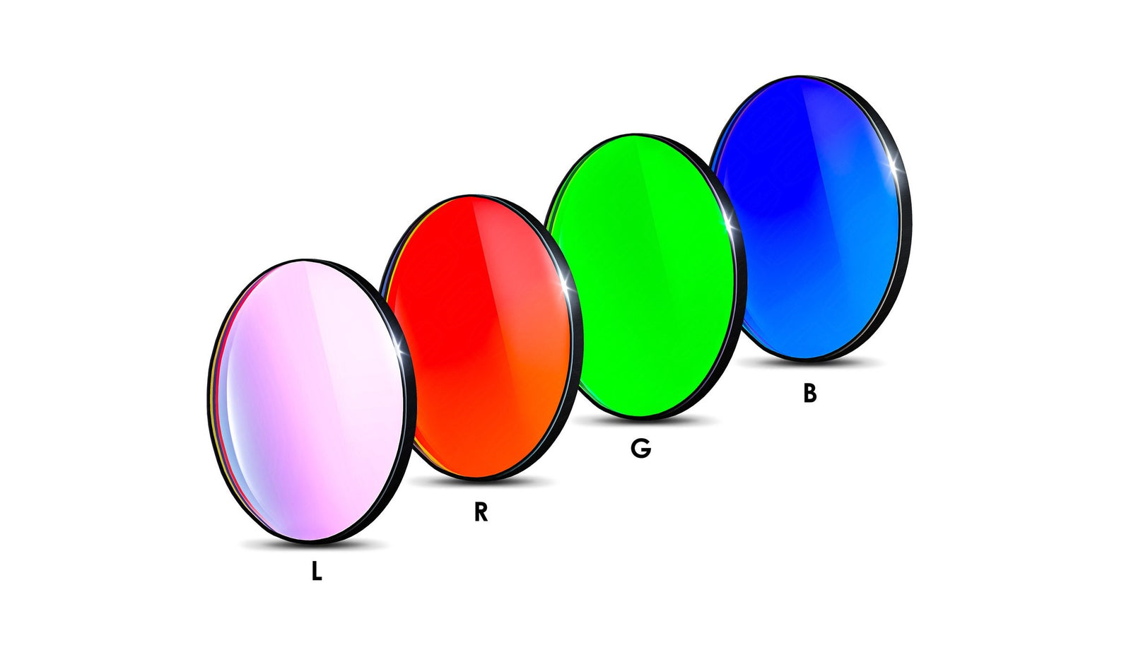 Baader CMOS-optimized LRGB Unmounted Filter Set - 36mm