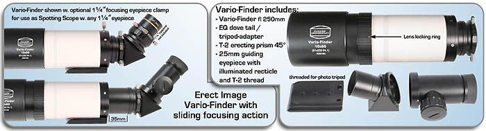 Baader Vario 10X60 Finderscope | OPT Telescopes