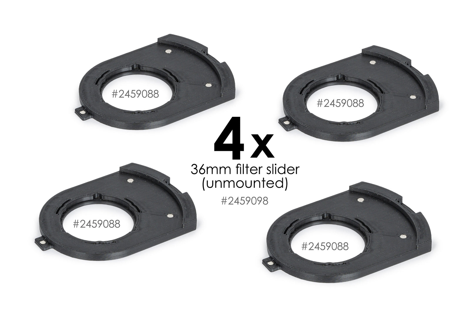 Baader 36mm Filter Slider for Unmounted 36x2mm Filter - Set of 4