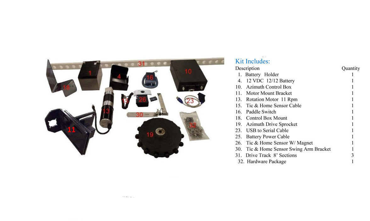 Explora Dome Rotation Kit 3 with Foster Control