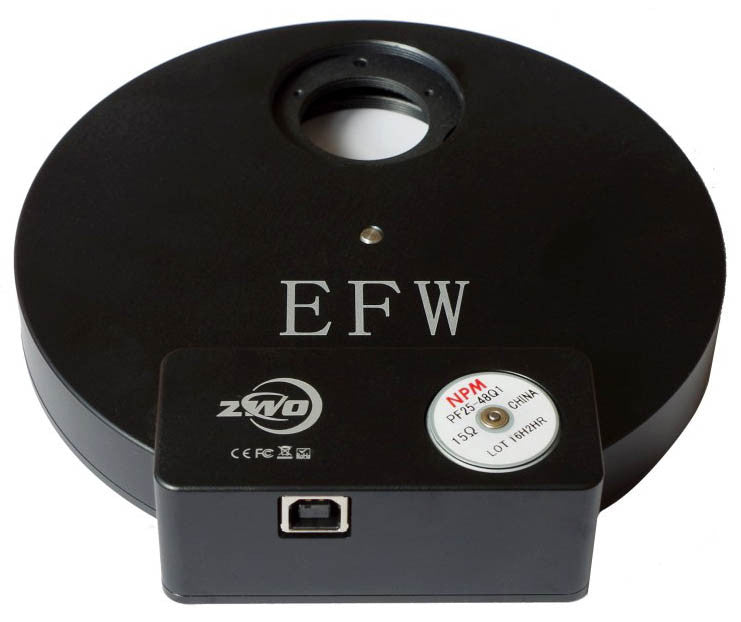 ZWO Electronic 8 Position Filter Wheel- Front