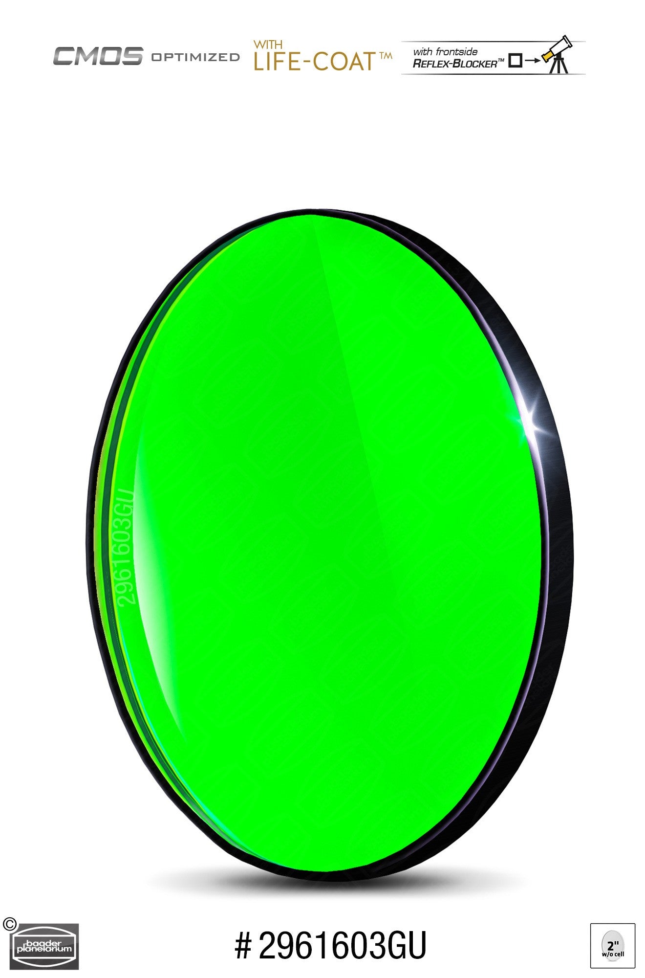 Baader CMOS Optimized RGB-G Filter - 47.4mm