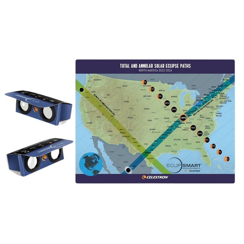 American Paper Optics Solar Eclipse Paper Glasses - 100% UV and Infrared  Ray Protection - CE Certified - Made in USA