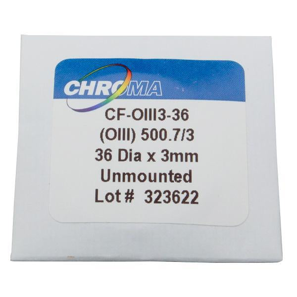 Chroma 36mm OIII 3nm Telescope Filter