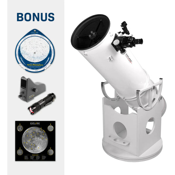 Explore Scientific FirstLight Dobsonian Telescope Package 10