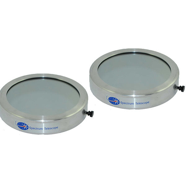 Spectrum 4" Full Aperture Solar Glass Binocular Filter Pair - 92mm to 98mm
