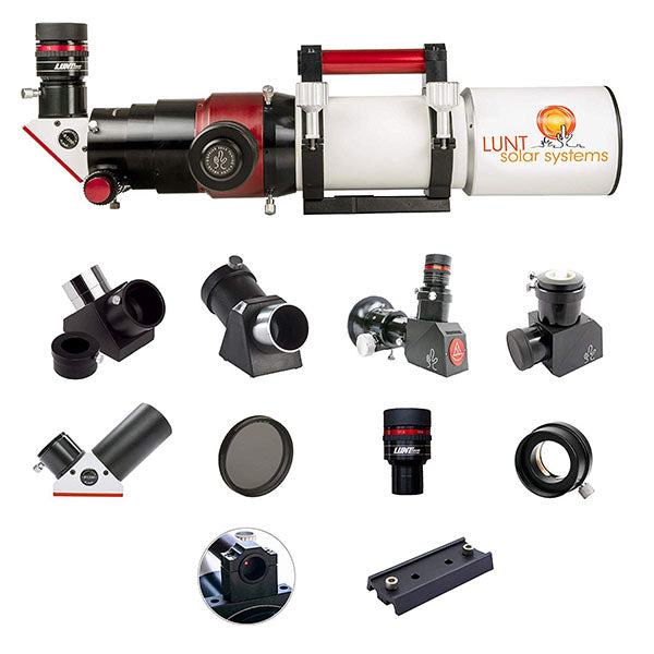 Lunt Solar 80mm Universal Telescope Advanced Package | OPT Telescopes