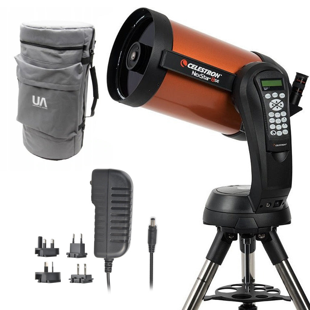 Celestron NexStar 8SE Ultimate Bundle with Telescope, Case and Power Adapter