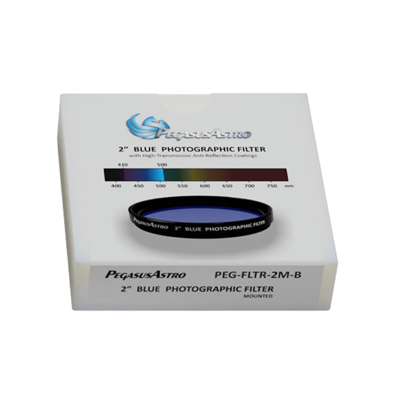 Pegasus Astro Blue Photographic Filter - 2" Mounted