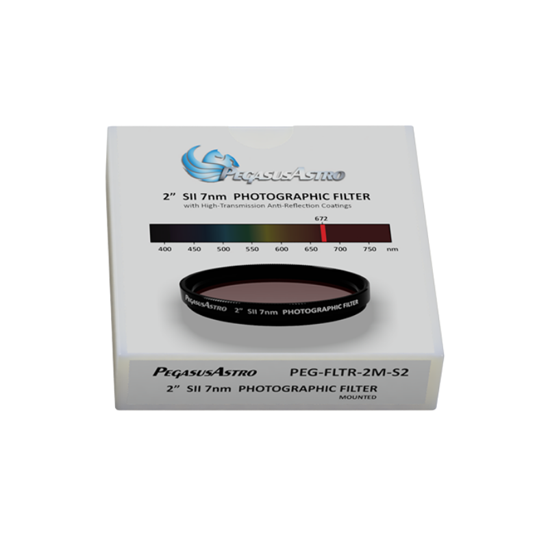 Pegasus Astro SII Photographic Filter - 2" Mounted