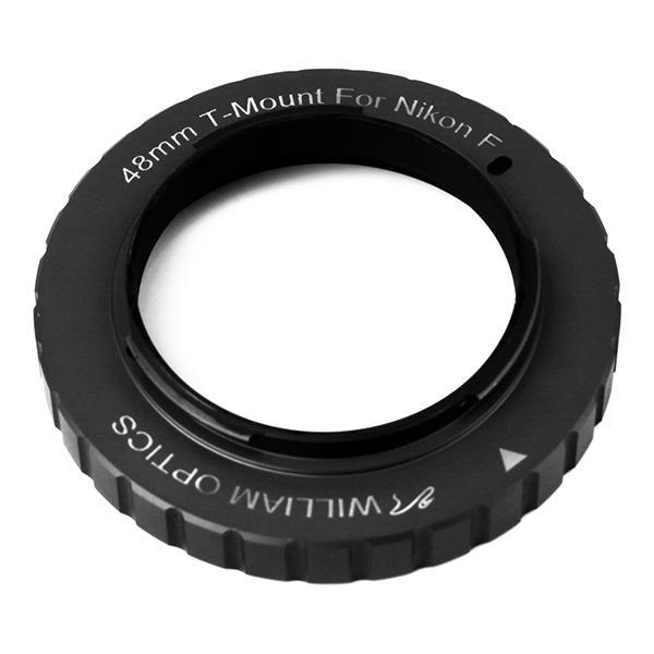 William Optics 48mm T-Ring for Nikon F- Black