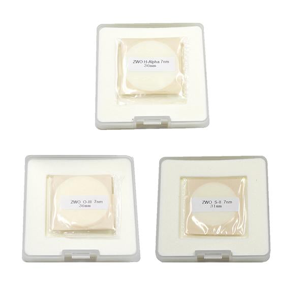 ZWO-36mm-H-alpha-SII-OIII-7nm-Filter-Set