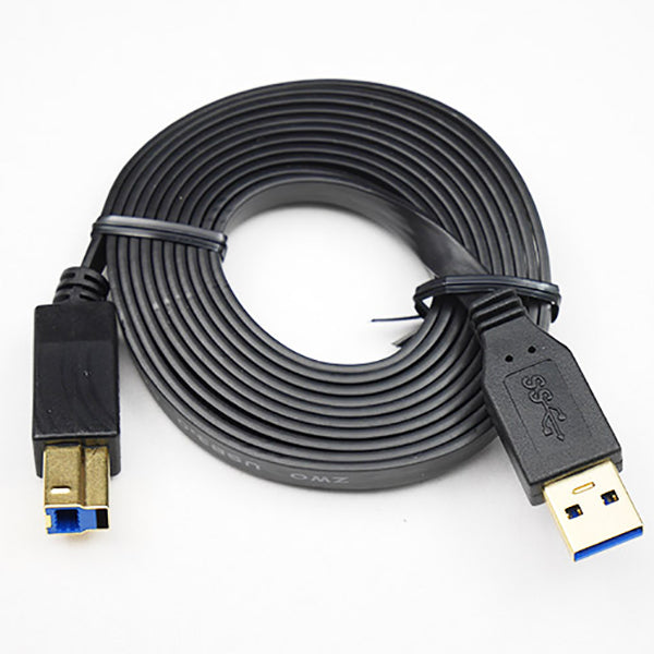 Câble USB 3.2 de 2 mètres Type A vers B, 5Gbit/s pour caméra ZWO