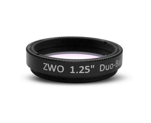 ZWO Duo Band Filter 1.25 デュオバンドフィルター ZWO 1.25