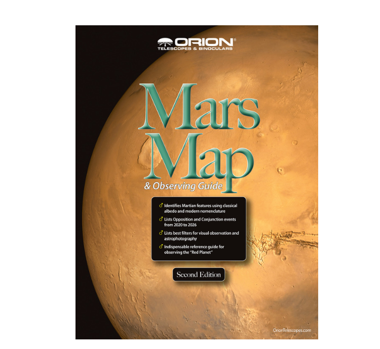 Orion Mars Map & Observing Guide