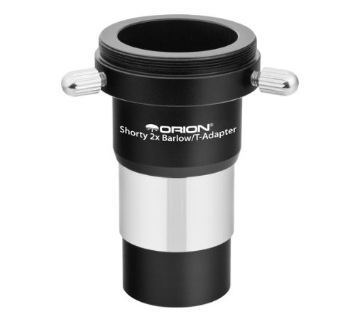 Orion Shorty 2x Barlow Lens and Camera T-Adapter - 1.25-inch