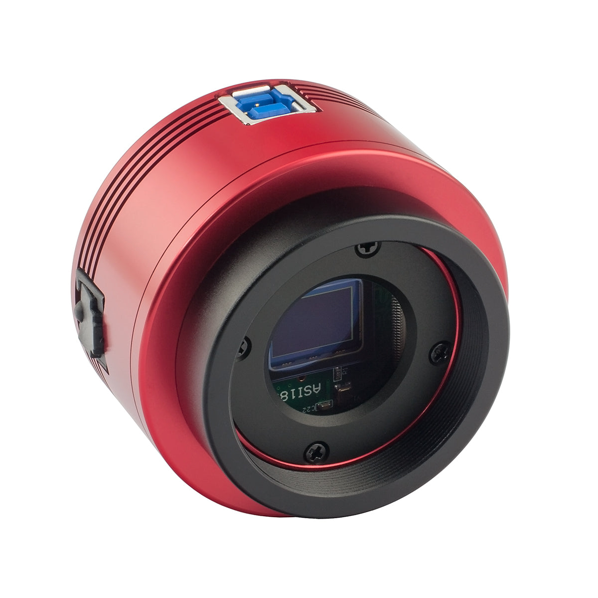 ZWO ASI 183 Monochrome CMOS Telescope Camera Lens Side View